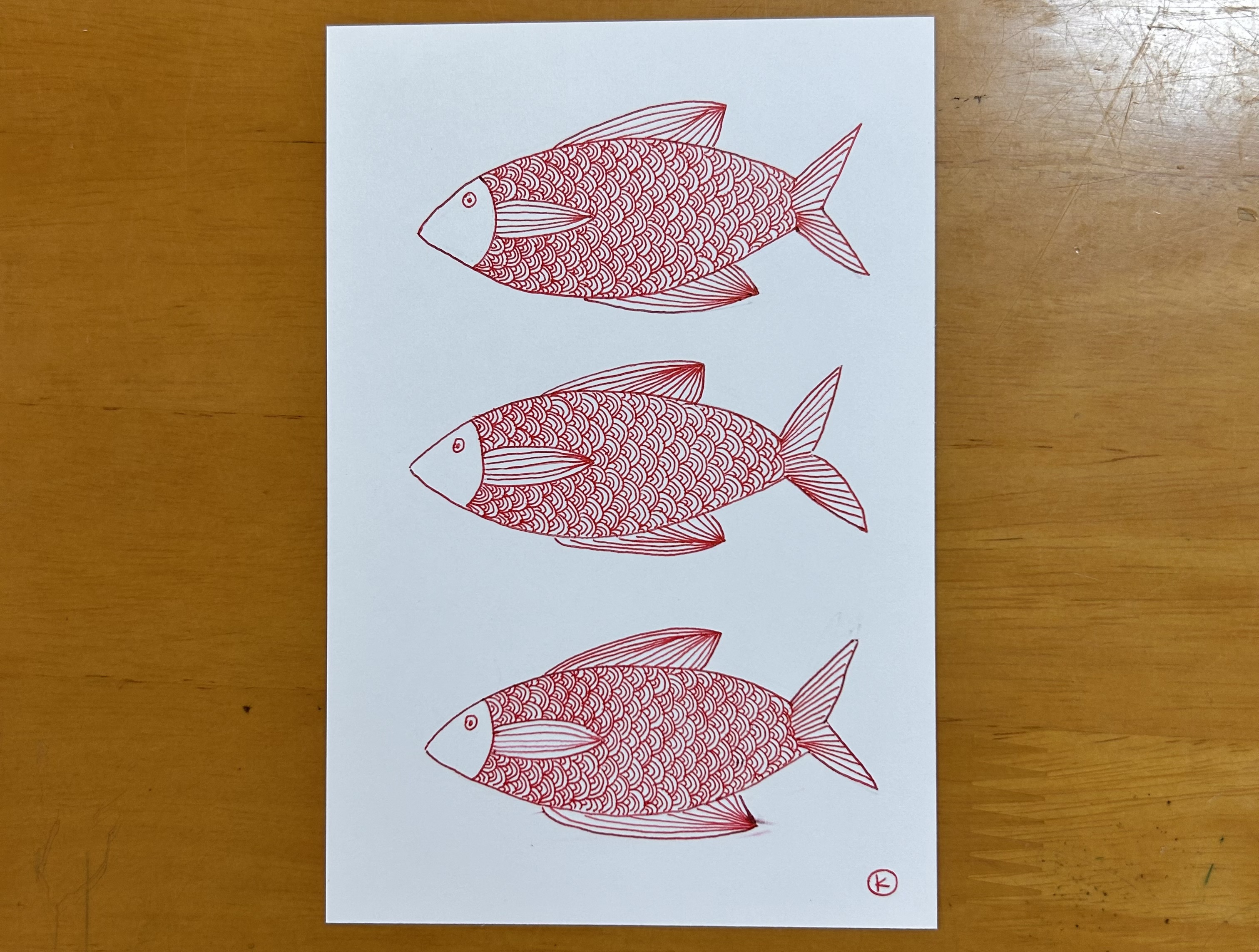 EggnWorks Museum 三つ子の赤い魚たち