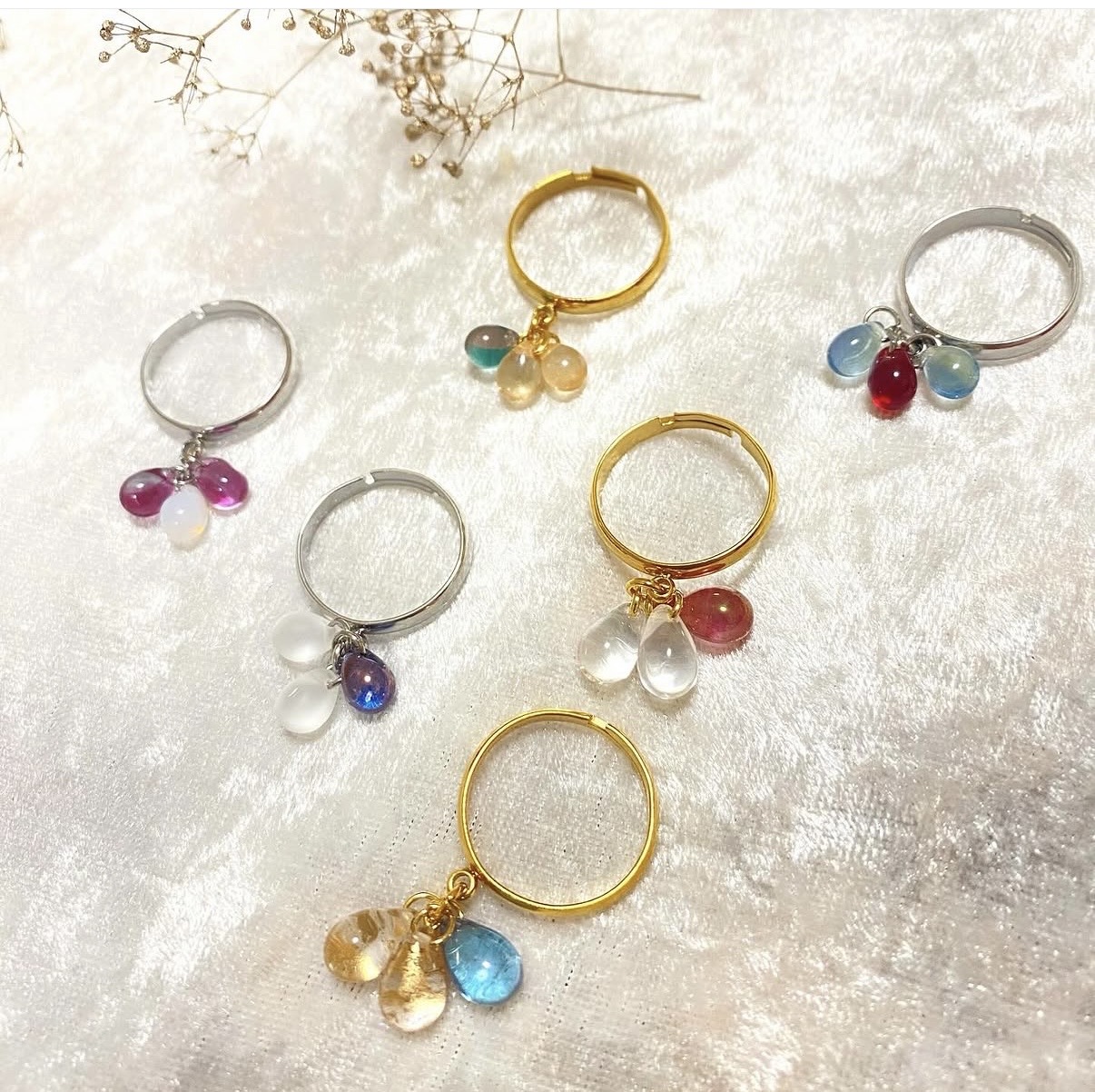 ツクルヒトタチ博 RUTILE リング光粒
