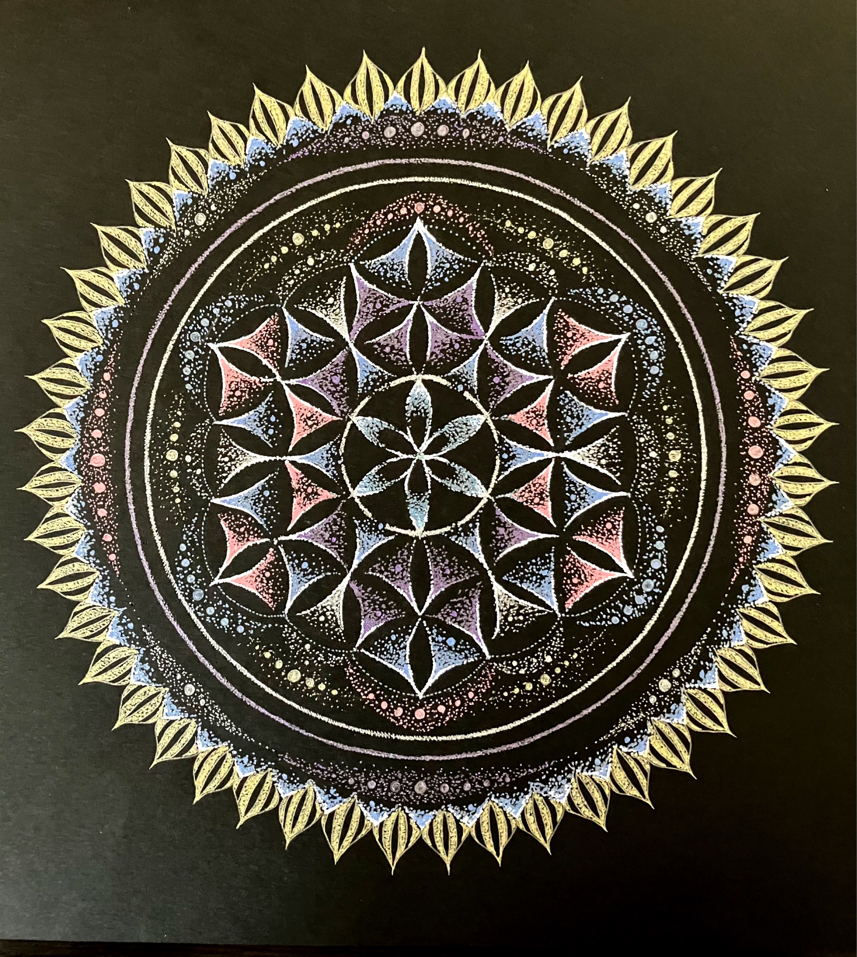 EggnWorks Museum エッグンワークス ミュージアム 点描曼荼羅【弁財天】