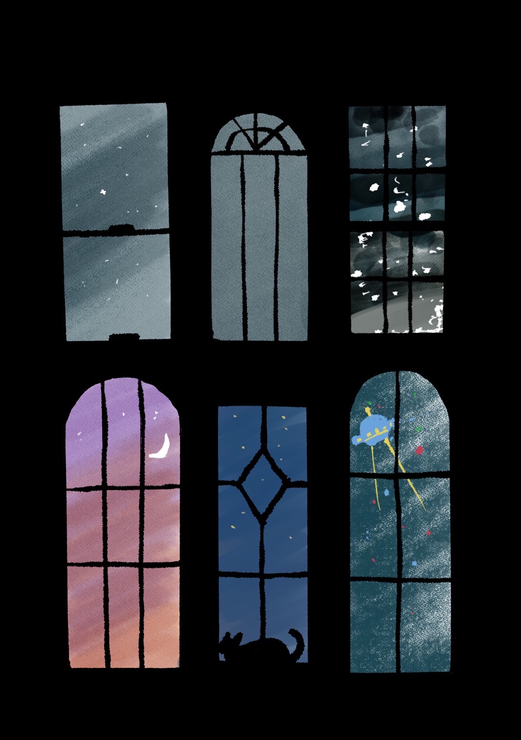 EggnWorks Museum エッグンワークス ミュージアム Window of stars