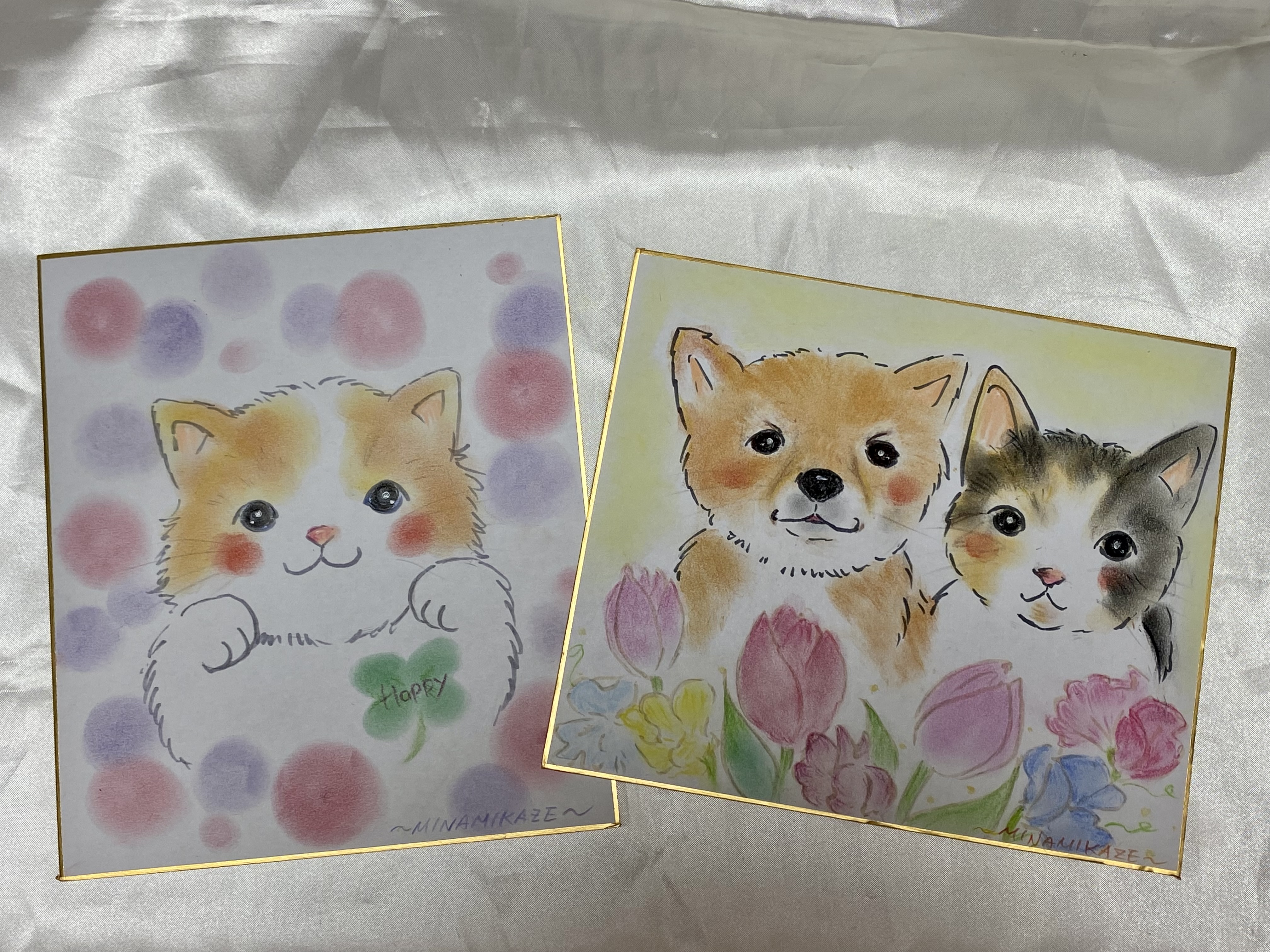 EggnWorks Museum エッグンワークス ミュージアム その場で描く、ペット似顔絵minamikaze23