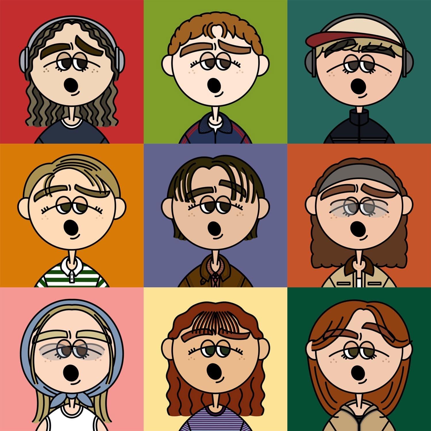 EggnWorks Museum エッグンワークス ミュージアム grumpy ronud faces