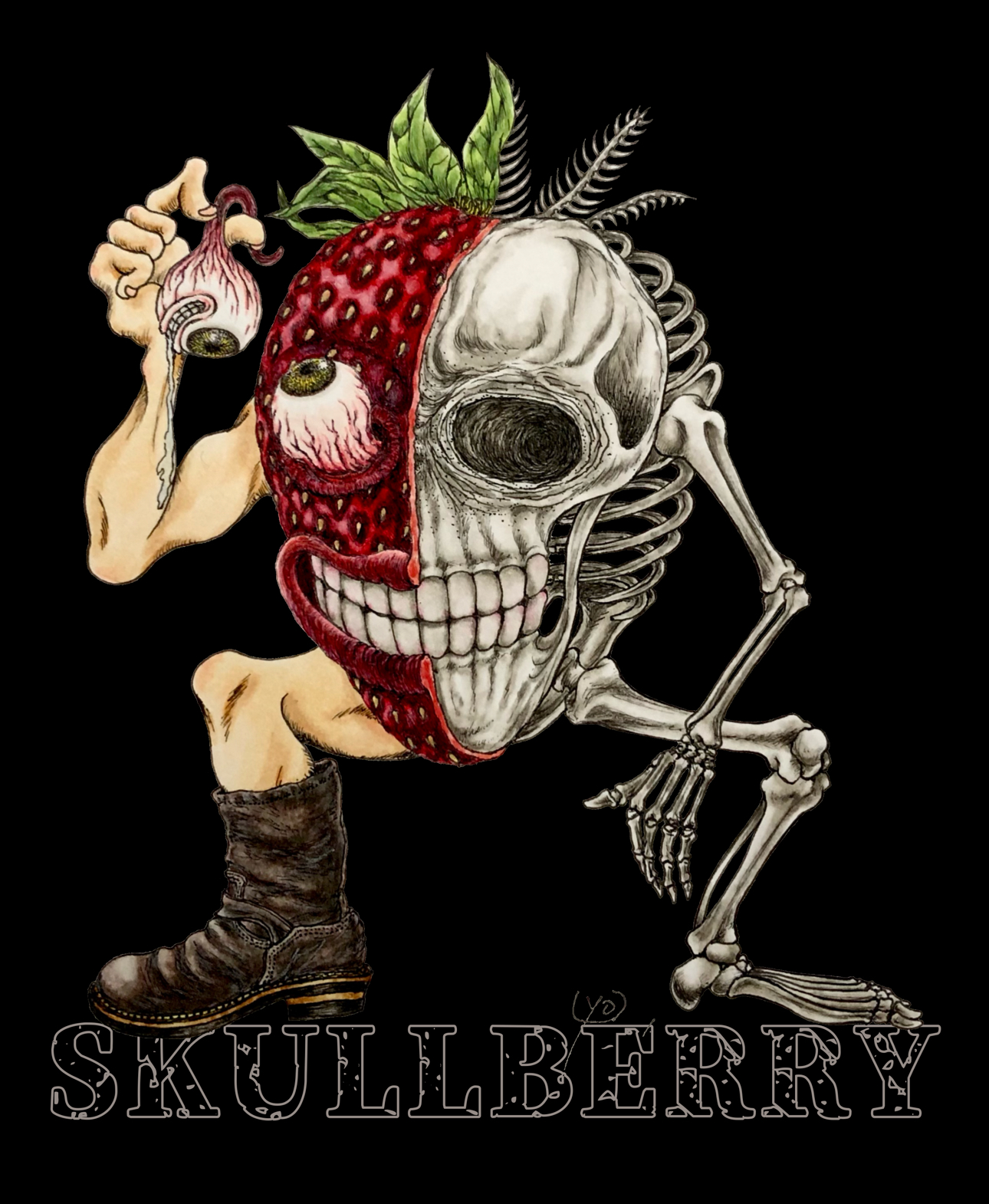 EggnWorks Museum SKULL BERRY