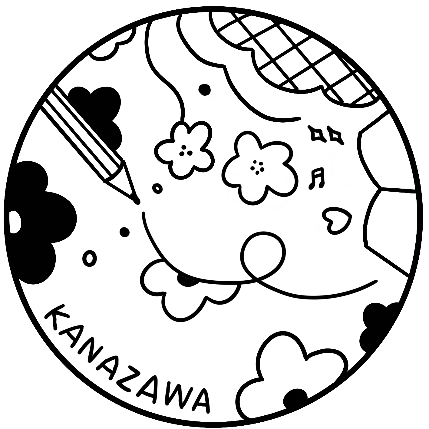 EggnWorks Museum エッグンワークス ミュージアム 文房具がある幸せスタンプ　金沢ver