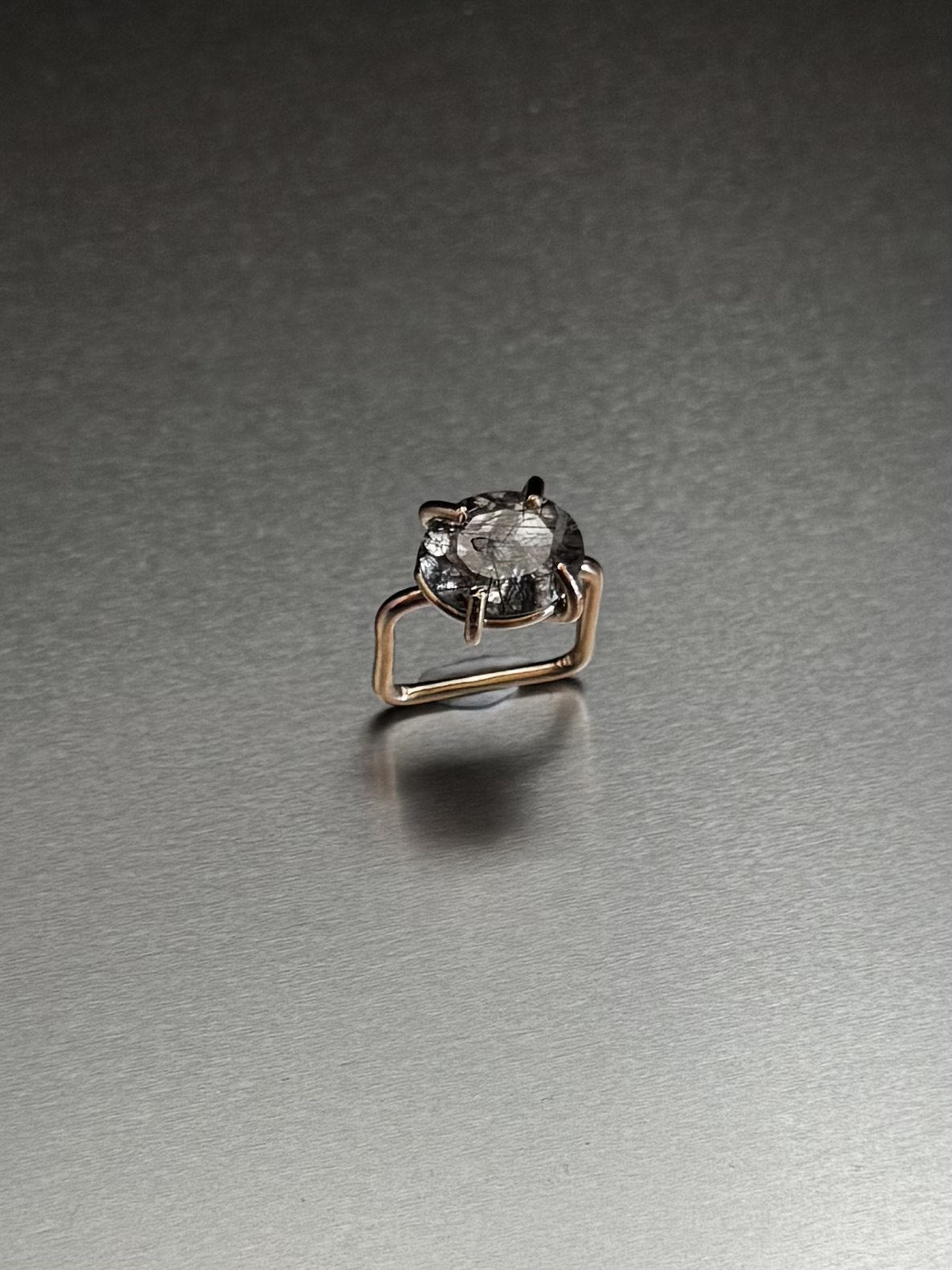 ツクルヒトタチ博in京都文化博物館2025 EggnWorks Museum エッグンワークス ミュージアム blacktourmaline in quartz/ringアトリエアールプラスジュエリー