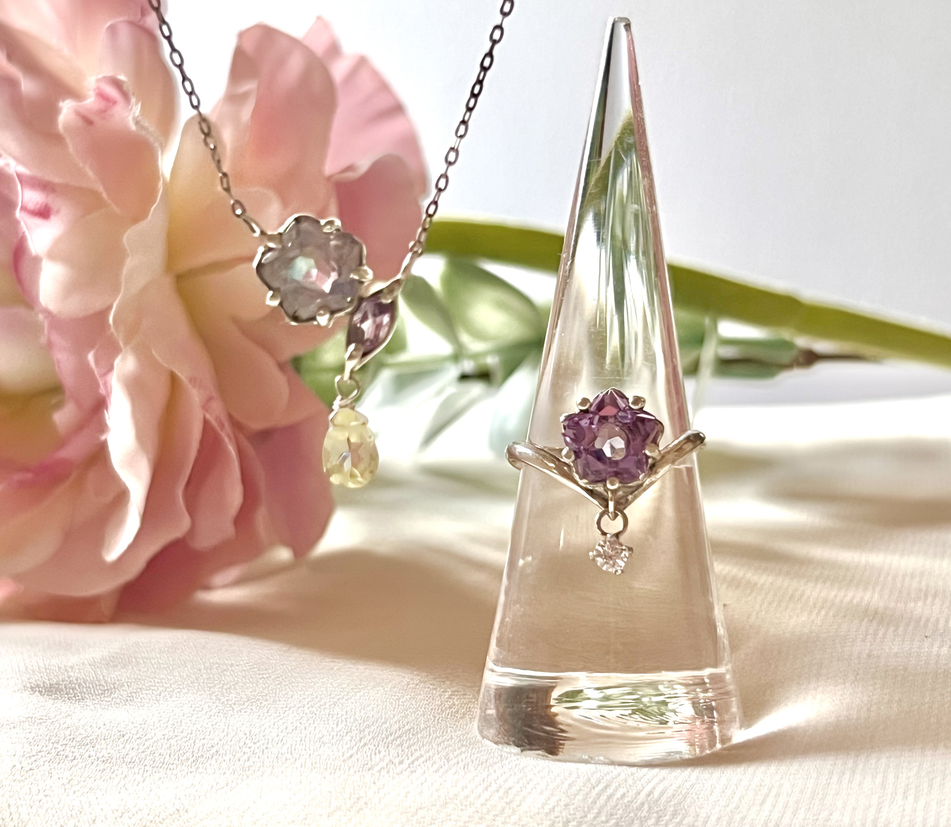 EggnWorks Museum エッグンワークス ミュージアム さくらinカットジュエリーMegami