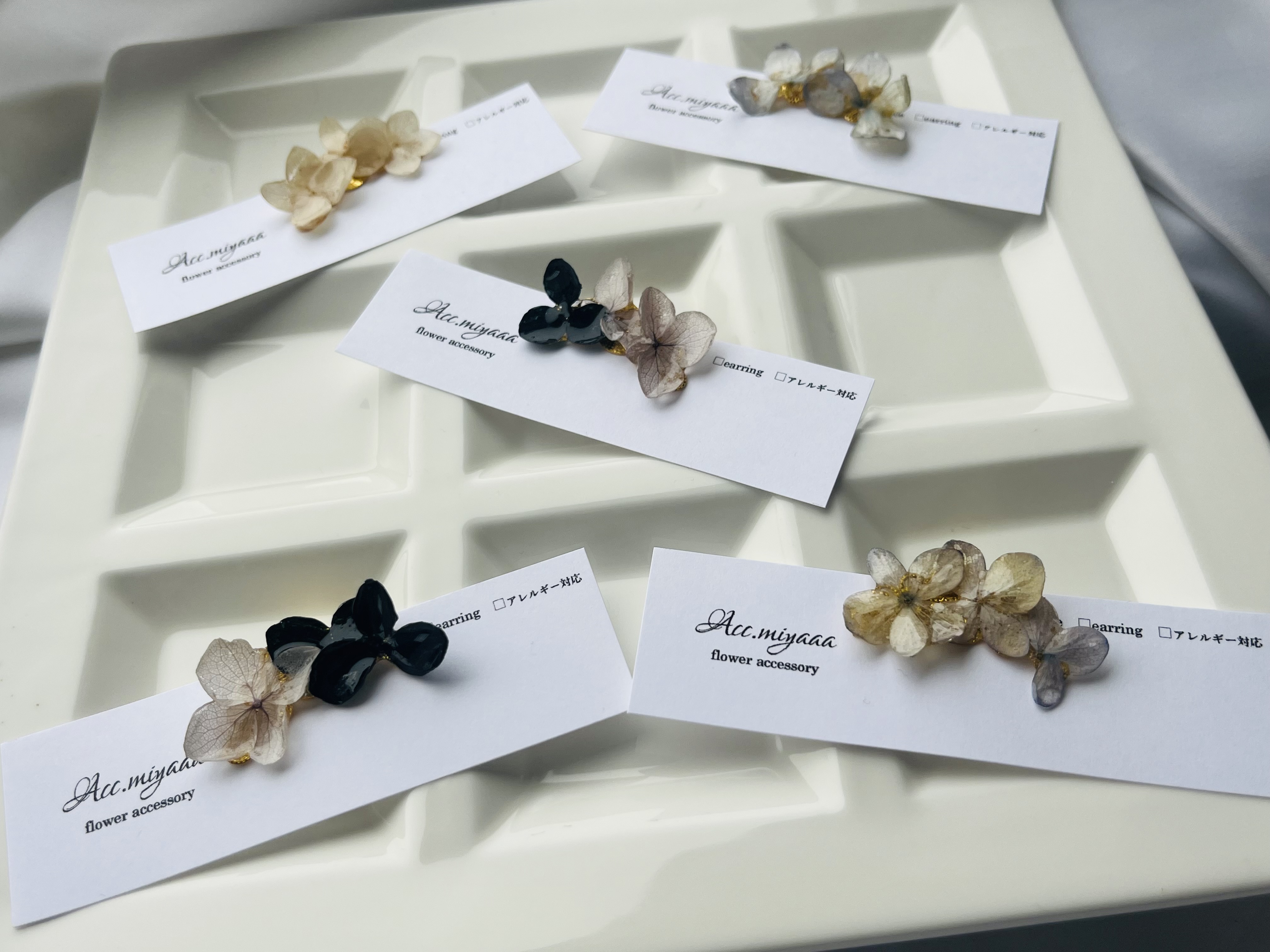 EGGNWORKS エッグンワークス ツクルヒトタチ博in京都文化博物館2025 Acc.miyaaaオリジナル リバーシブルイヤーカフ Acc miyaaa