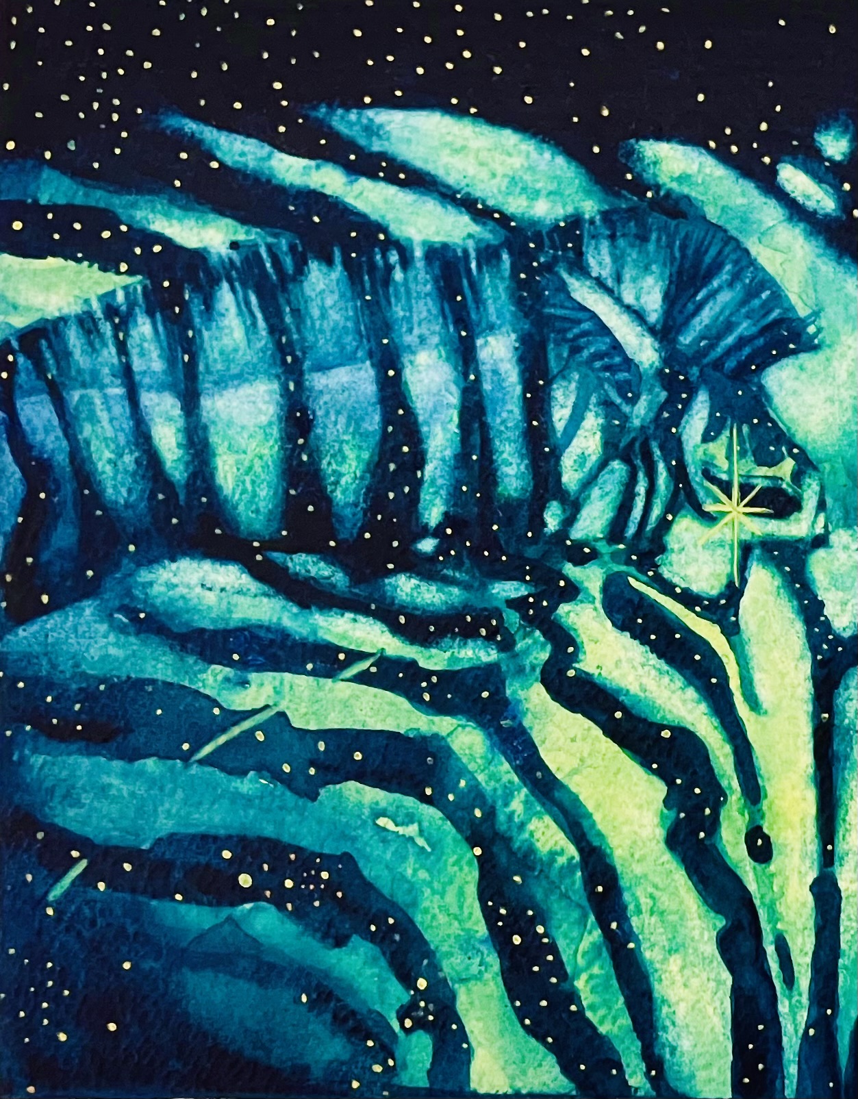 EggnWorks Museum エッグンワークス ミュージアム 夜空に溶け込む