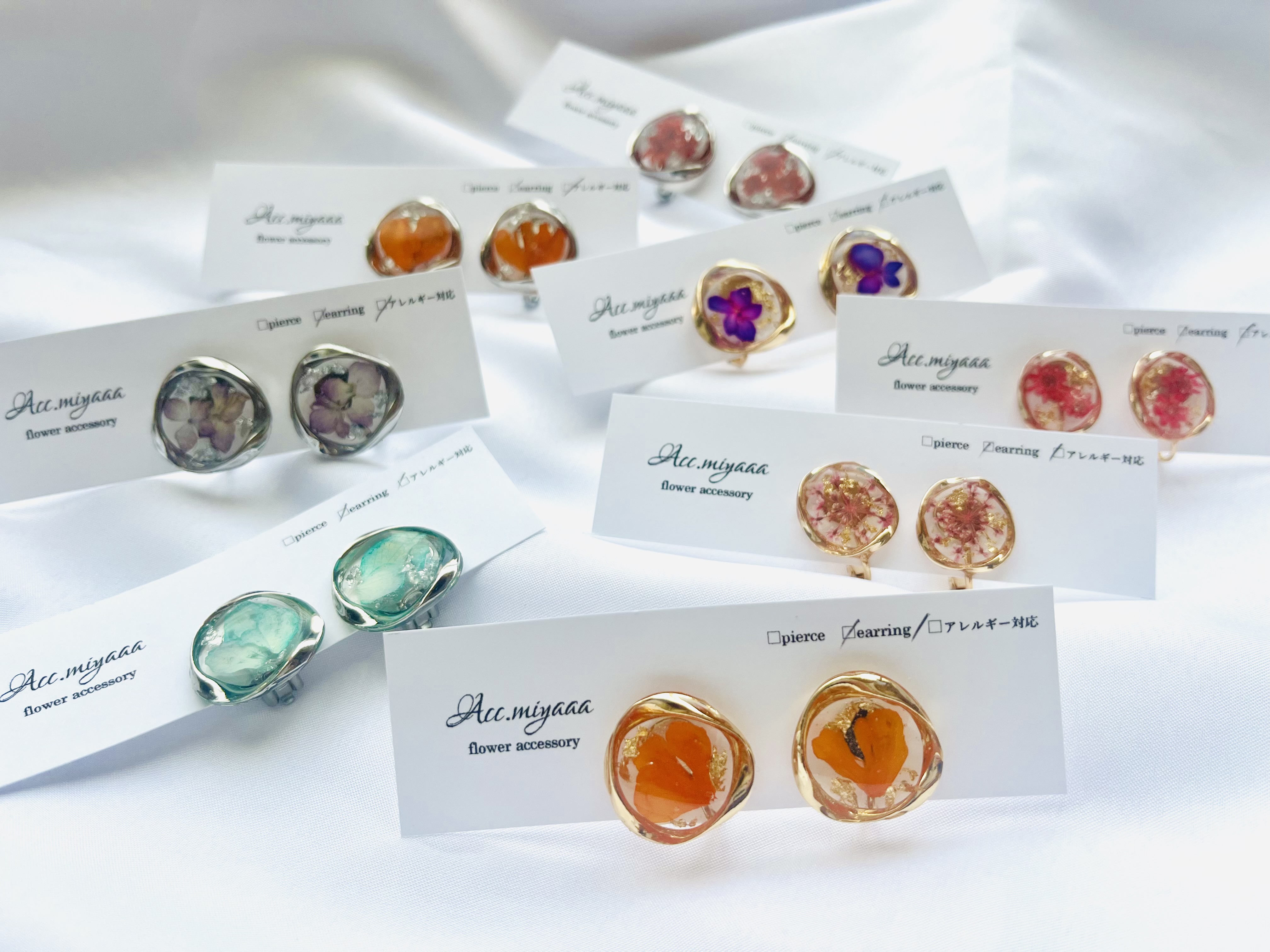 EGGNWORKS エッグンワークス ツクルヒトタチ博in京都文化博物館2025 Acc.miyaaaオリジナル リバーシブルイヤーカフ Acc miyaaa