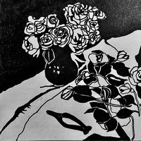 EggnWorks Museum エッグンワークス ミュージアム 薔薇を活ける