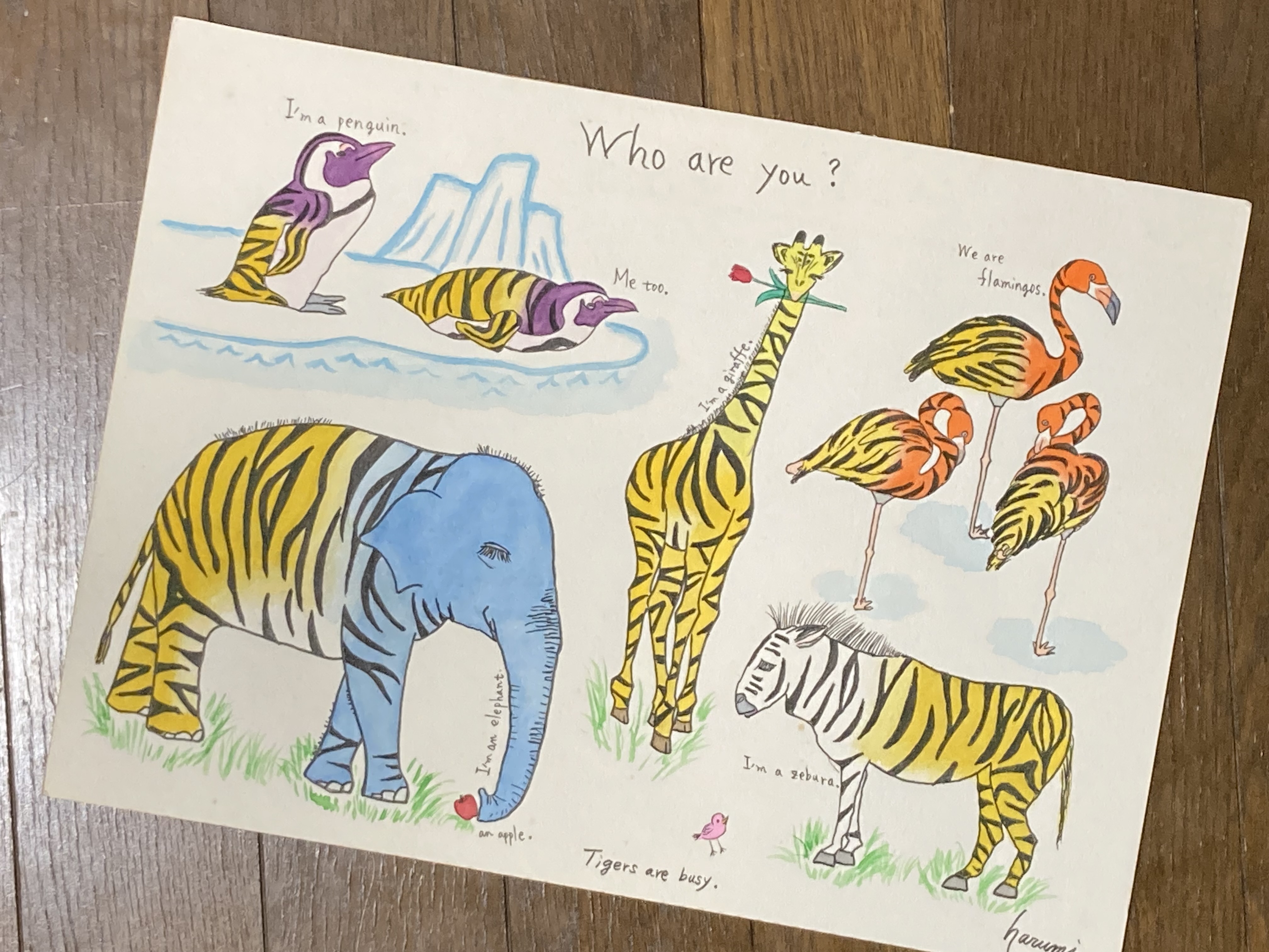 EGGNWORKS エッグンワークス ツクルヒトタチ 京都市動物園のジャガーのアサヒ君です。
色鉛筆とアクリル絵の具で描きました。　halu