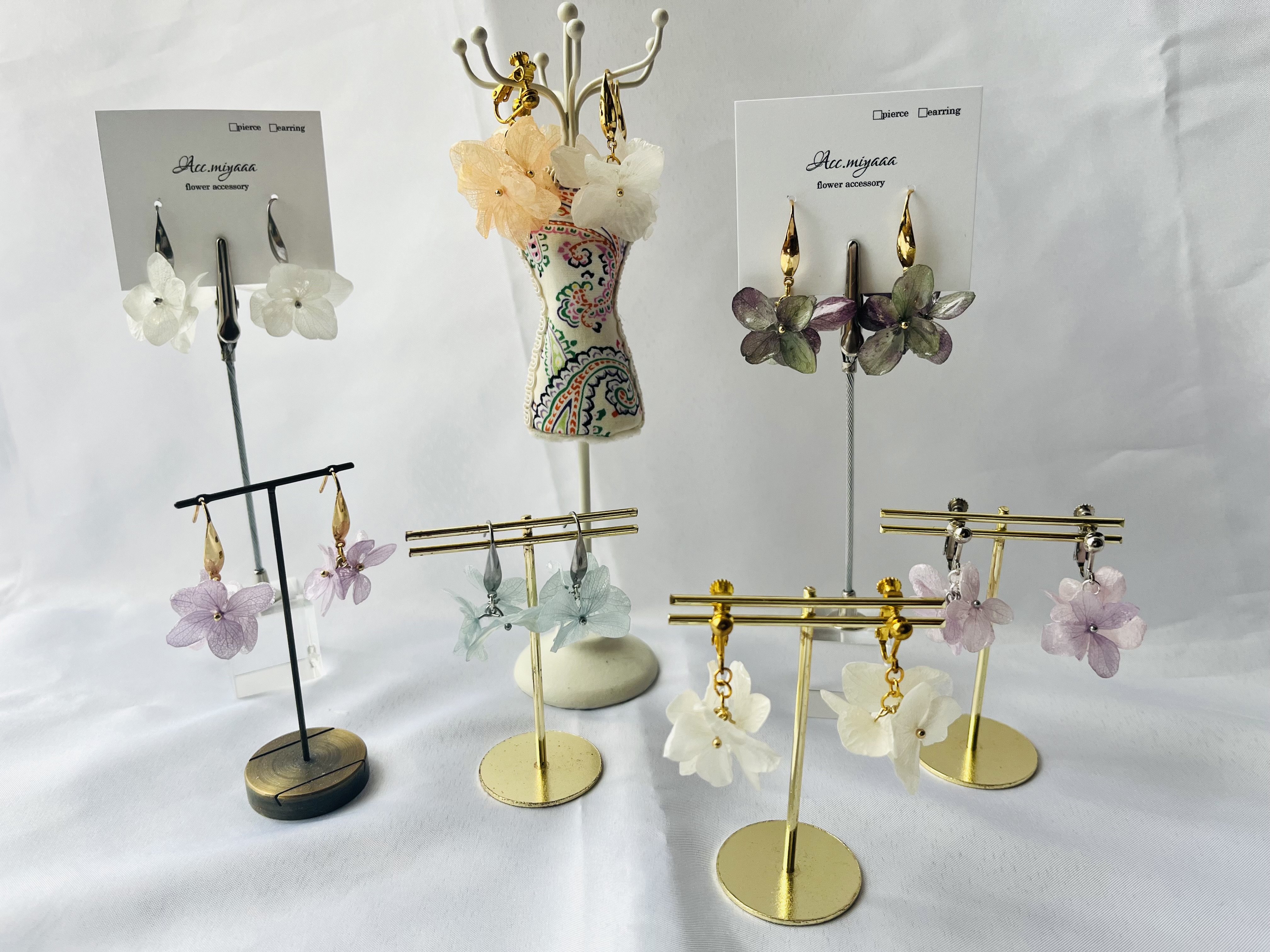 EGGNWORKS エッグンワークス ツクルヒトタチ博in京都文化博物館2025 Acc.miyaaaオリジナル リバーシブルイヤーカフ Acc miyaaa