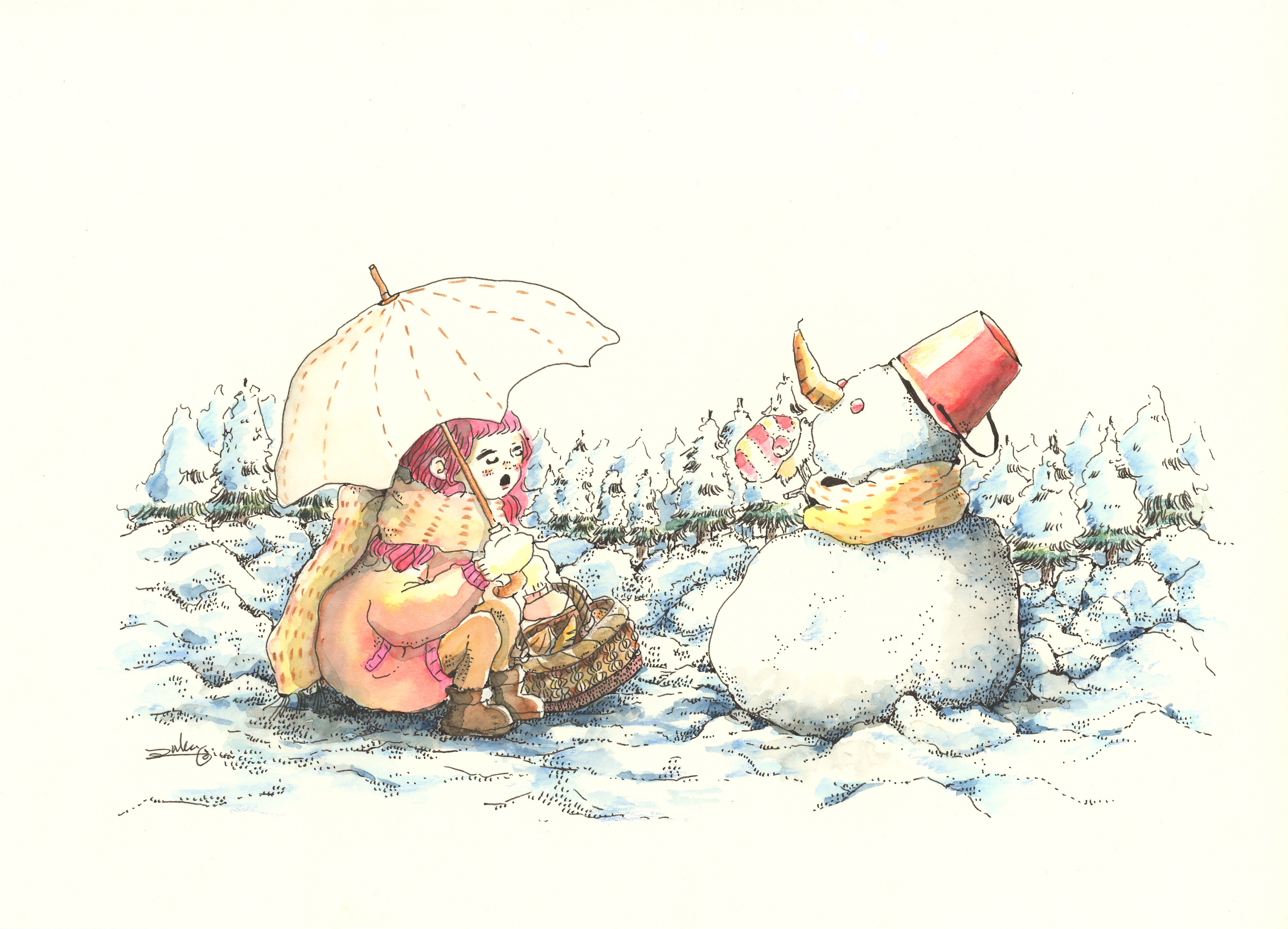 EggnWorks Museum エッグンワークス ミュージアム 雪だるさんみっけ