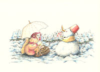 EggnWorks Museum エッグンワークス ミュージアム 雪だるさんみっけ