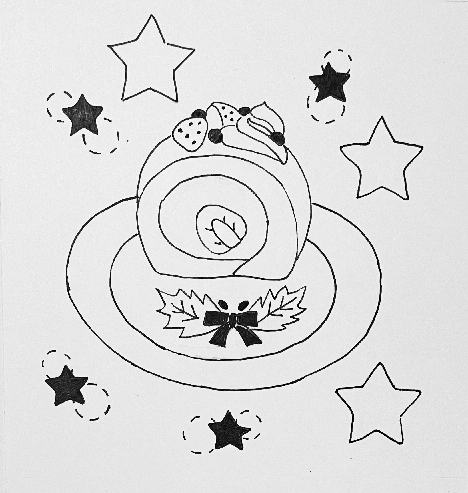 EggnWorks Museum エッグンワークス ミュージアム クリスマスロールケーキ町ノ燈