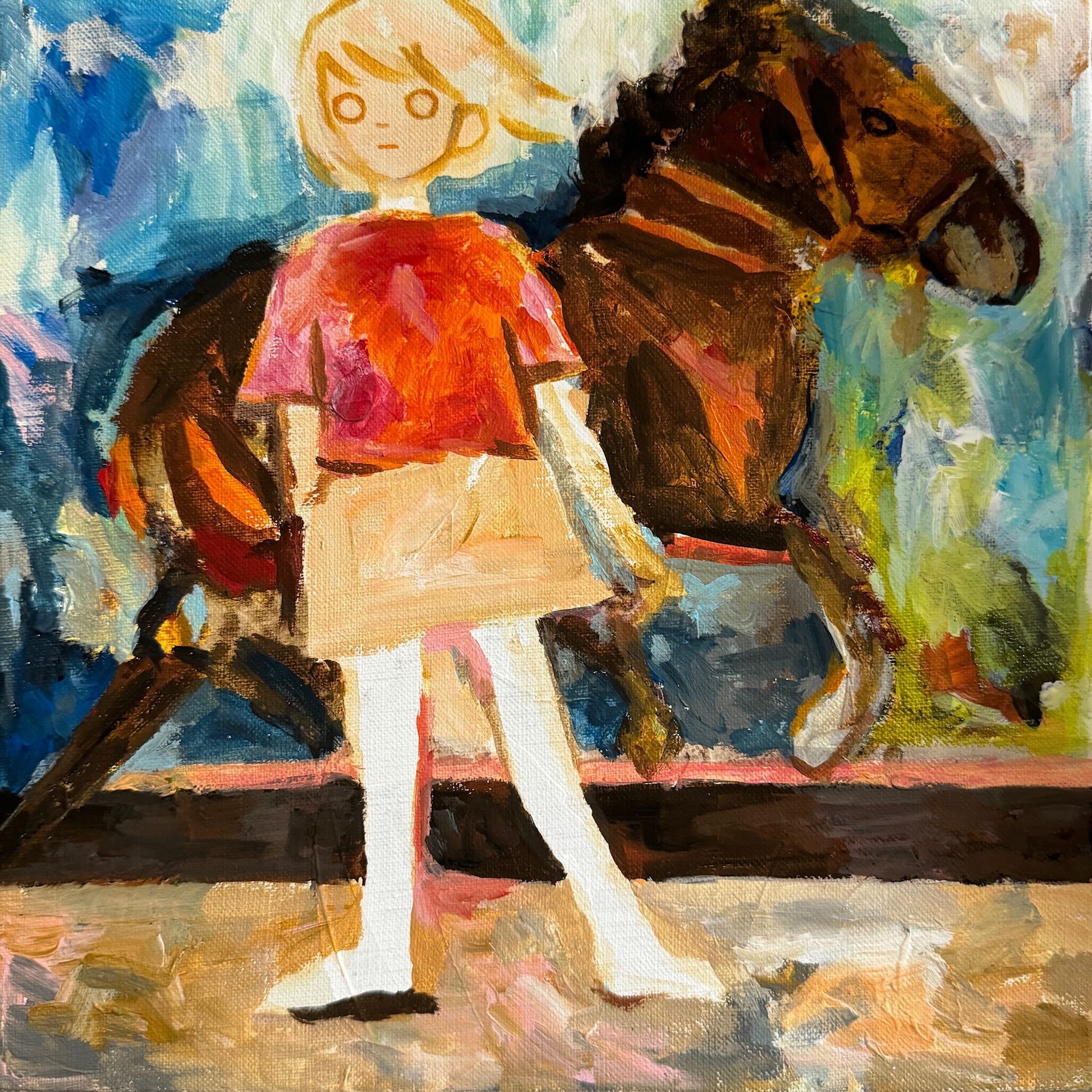 EggnWorks Museum 少女と馬