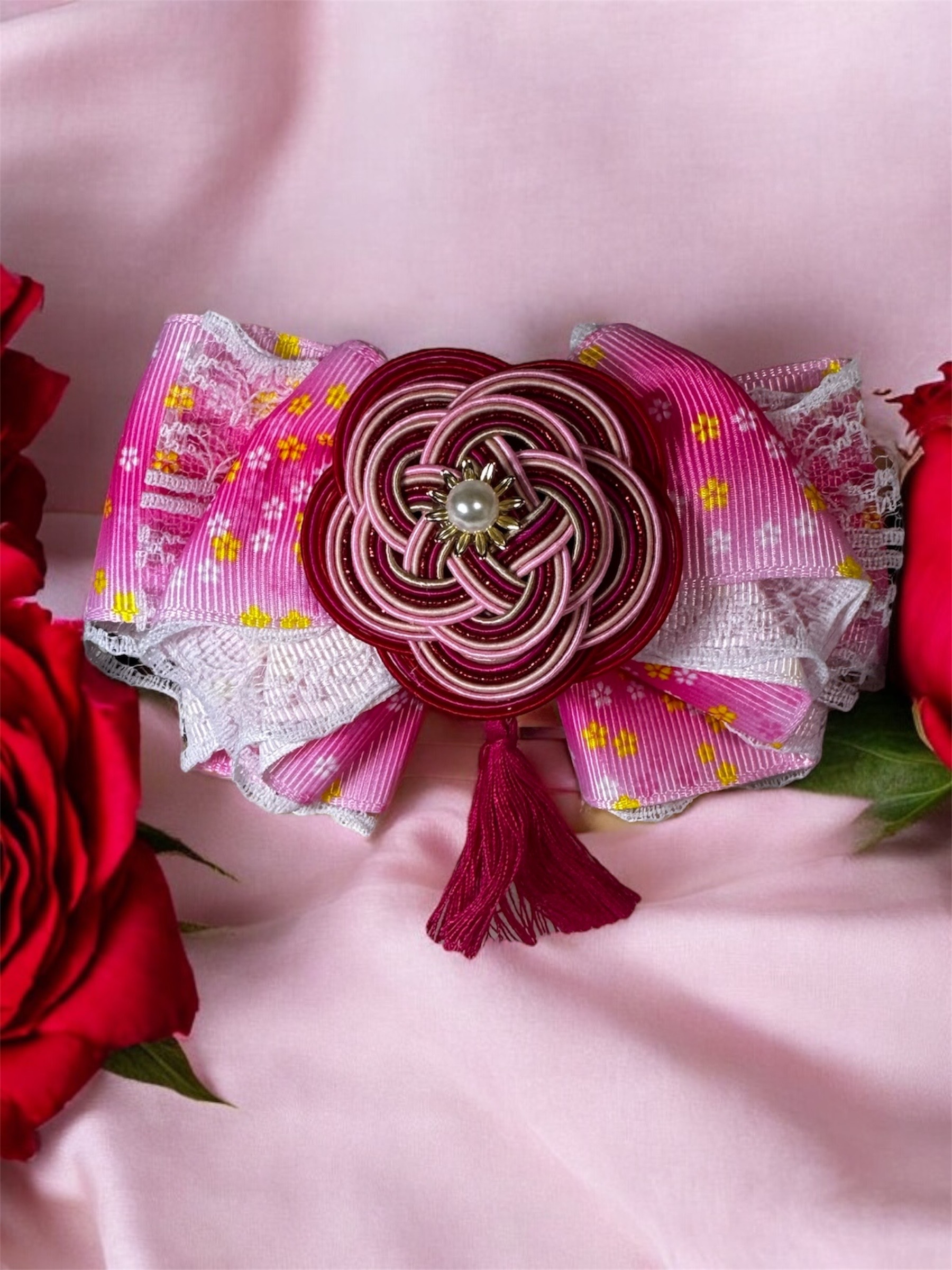 EggnWorks Museum エッグンワークス ミュージアム 水引リボンチョーカーcaah