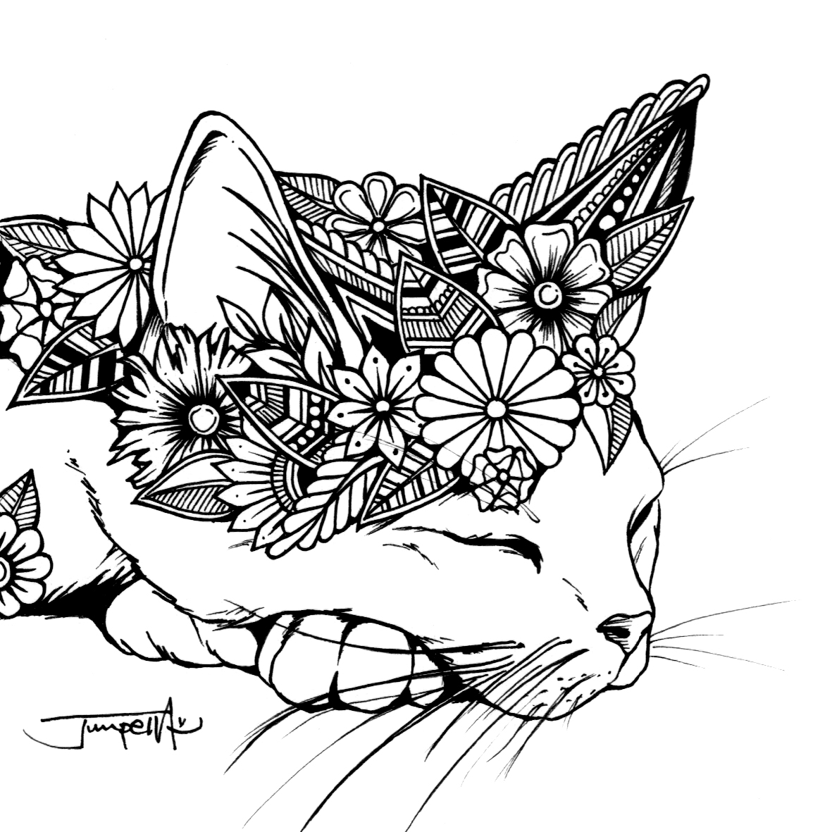 EggnWorks Museum エッグンワークス ミュージアム Sleeping Cat