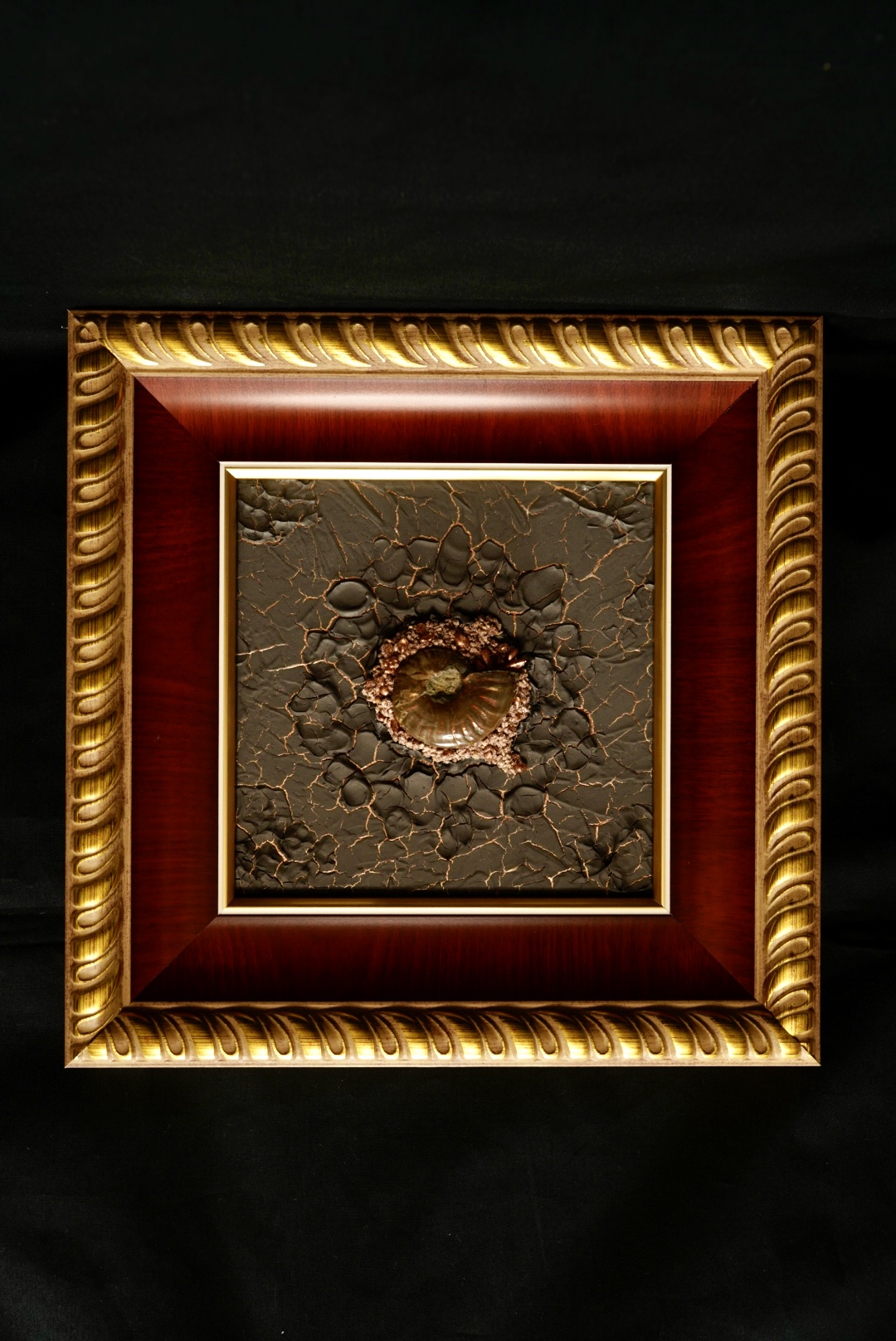 EggnWorks Museum エッグンワークス ミュージアム 月旅行のお土産3 -レッドファイヤーアンモナイト- 