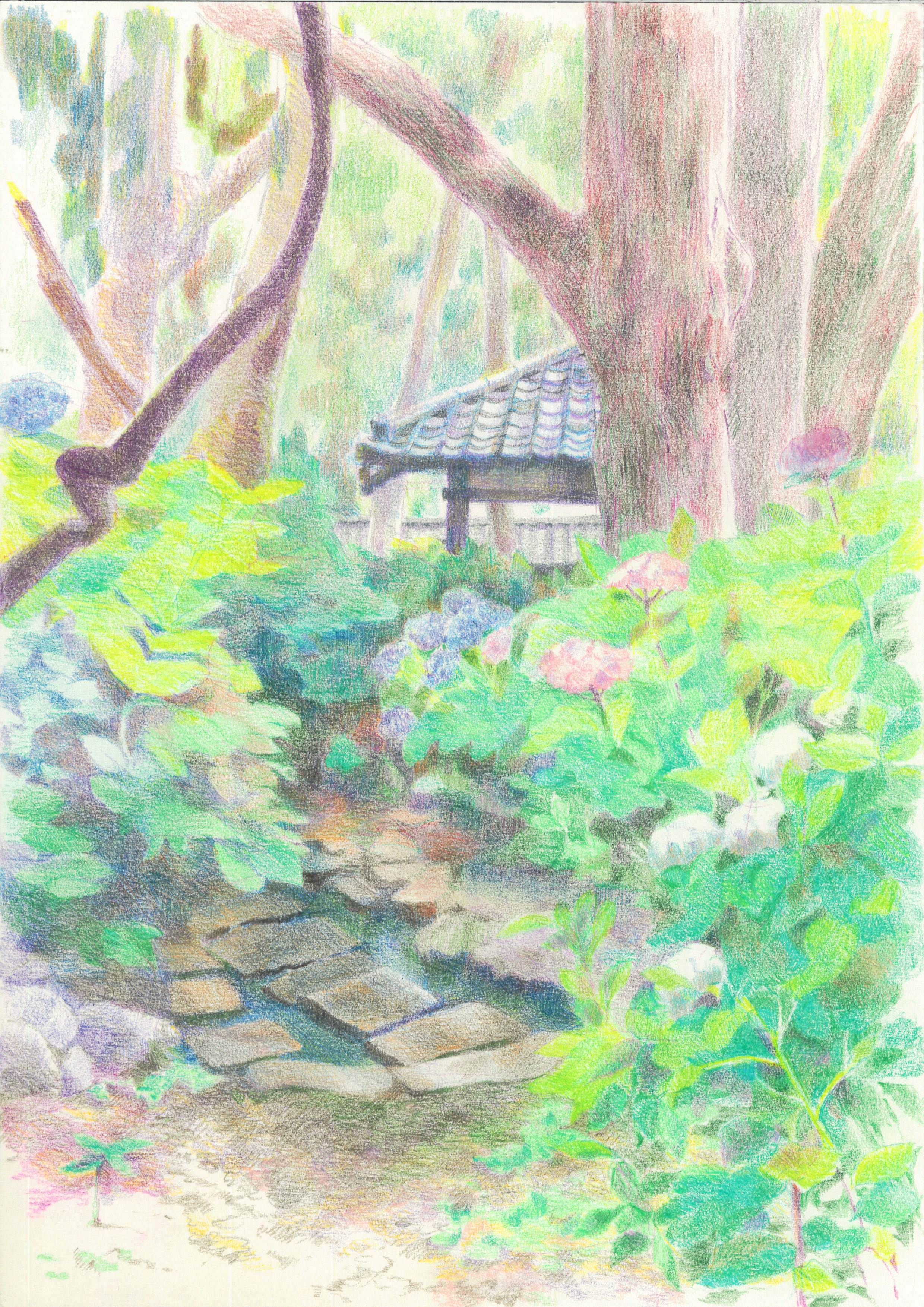 EggnWorks Museum 紫陽花