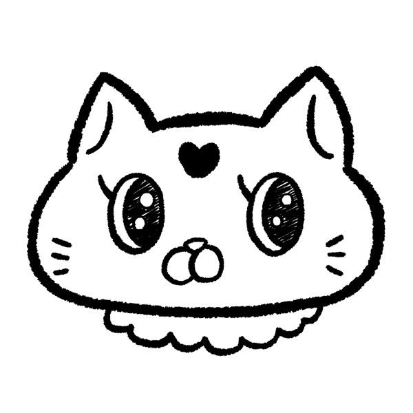 EggnWorks Museum エッグンワークス ミュージアム パニックねこのパニーちゃん　おかお