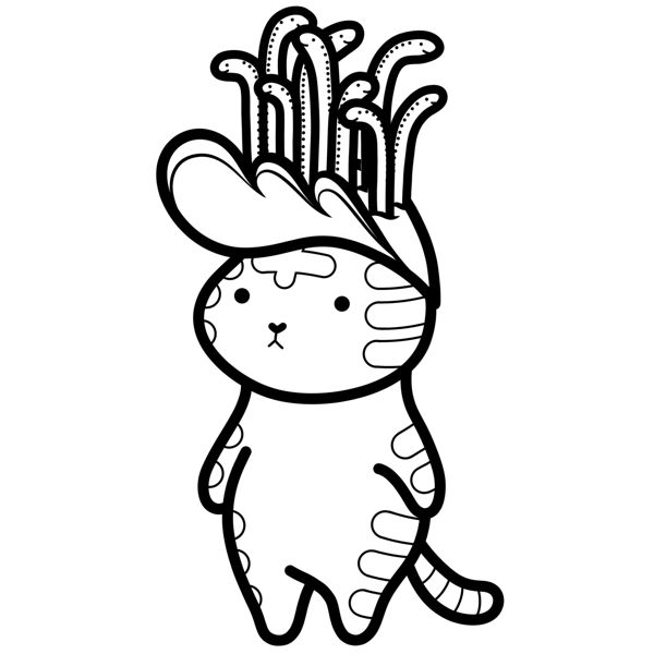 EggnWorks Museum エッグンワークス ミュージアム 何かになれる帽子〜チンアナゴ