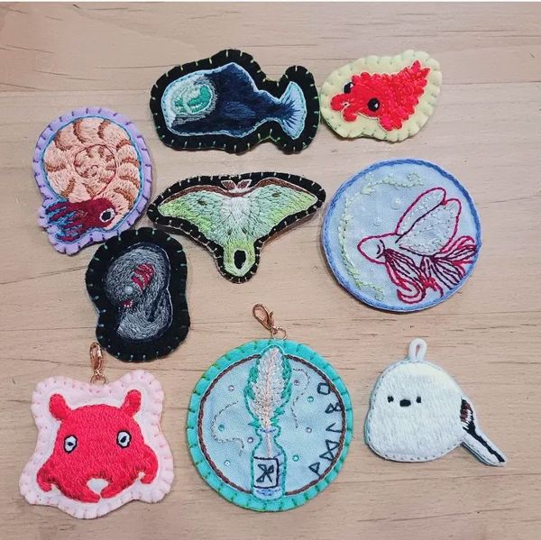 EggnWorks Museum エッグンワークス ミュージアム オリジナル刺繍