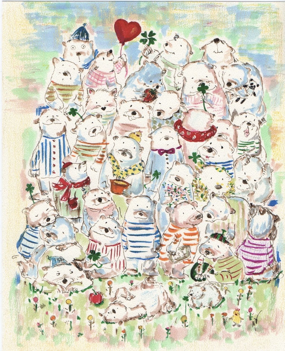 EggnWorks Museum しろくまにかくれんぼ〜ハートの白犬さん見つけて〜