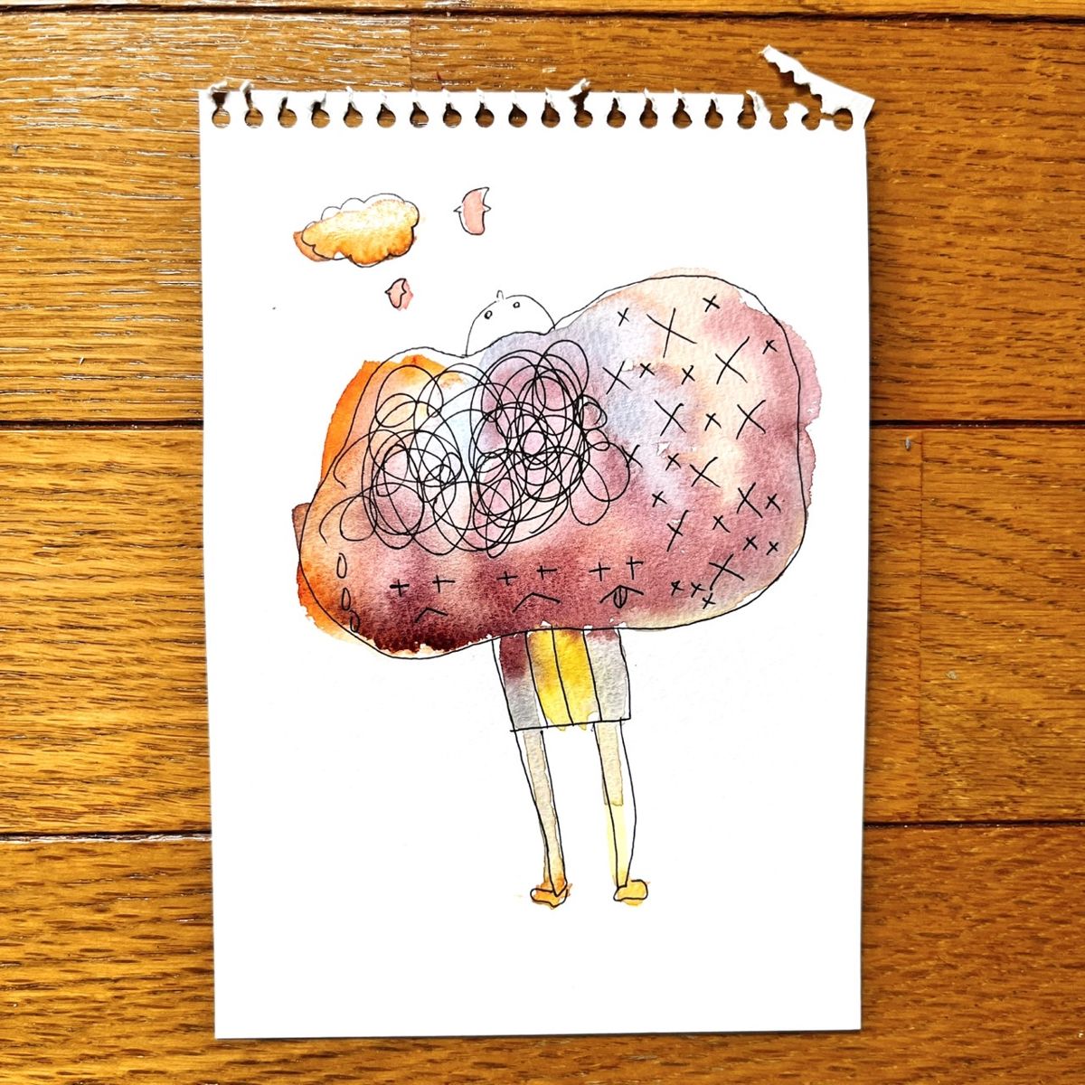 EggnWorks Museum エッグンワークス ミュージアム モヤモヤ(原画)