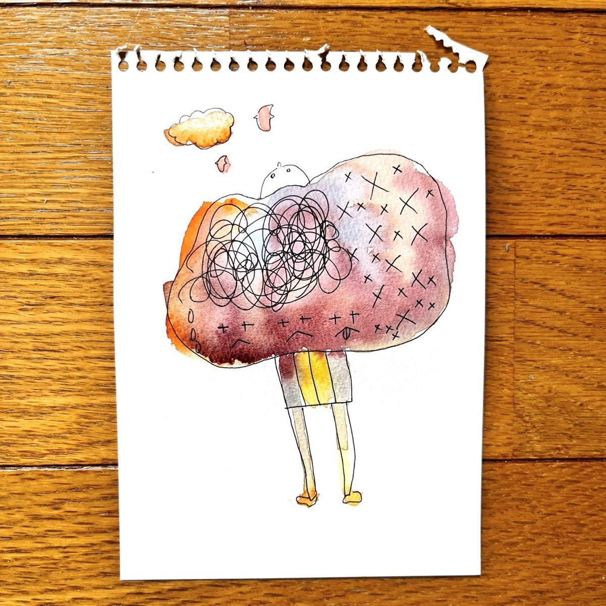 EggnWorks Museum エッグンワークス ミュージアム モヤモヤ(原画)