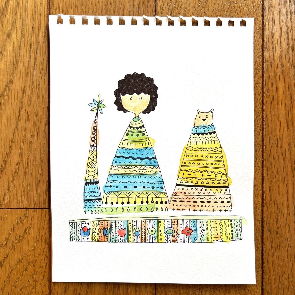 EggnWorks Museum エッグンワークス ミュージアム ピラミッド(原画)