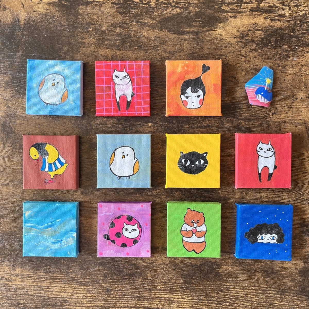 EggnWorks Museum エッグンワークス ミュージアム ミニアート原画1