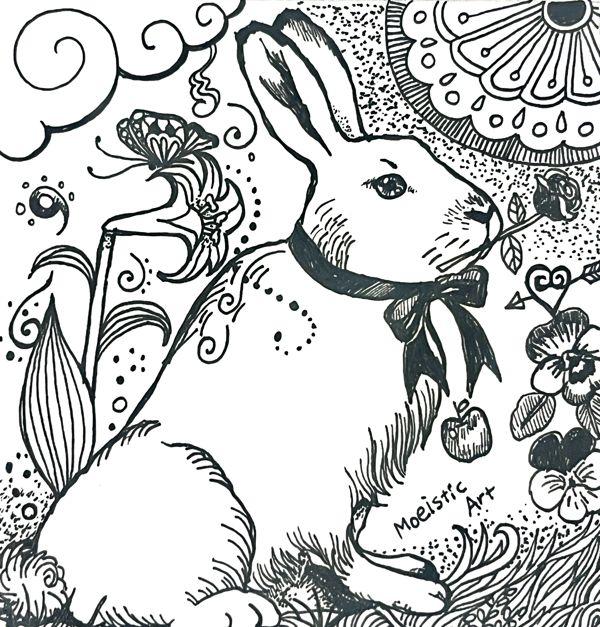 EggnWorks Museum エッグンワークス ミュージアム 白兎と百合の花