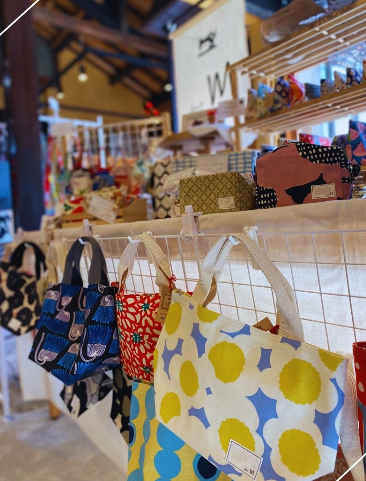 EggnWorks Museum エッグンワークス ミュージアム 布バッグ、布小物dotM