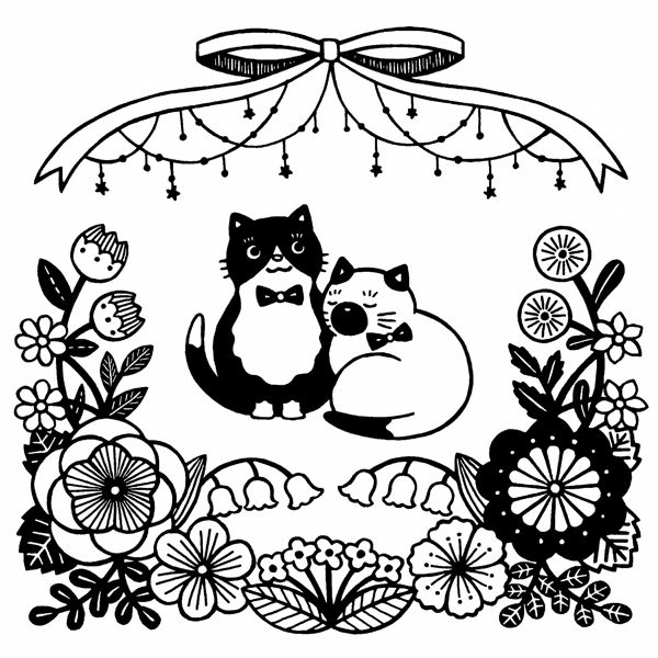EggnWorks Museum エッグンワークス ミュージアム 仲良し子猫