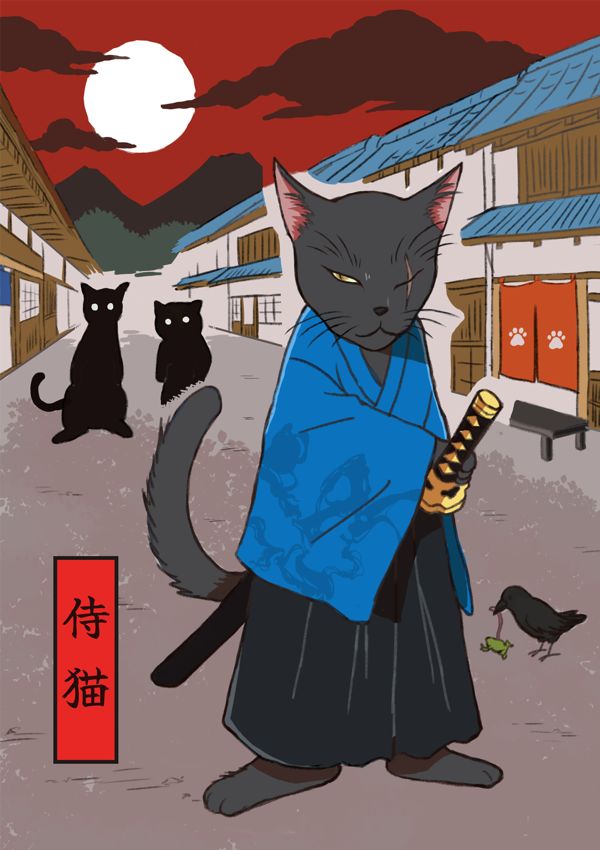 EggnWorks Museum エッグンワークス ミュージアム 侍猫