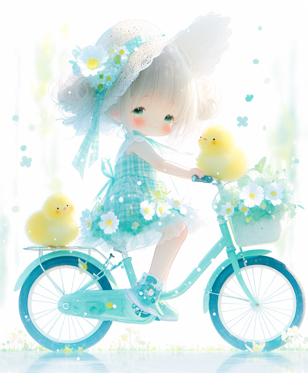 EGGNWORKS エッグンワークス ツクルヒトタチ博in京都文化博物館2025 Chick and bicycle Chiru チル