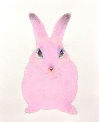 EggnWorks Museum エッグンワークス ミュージアム pink rabbit