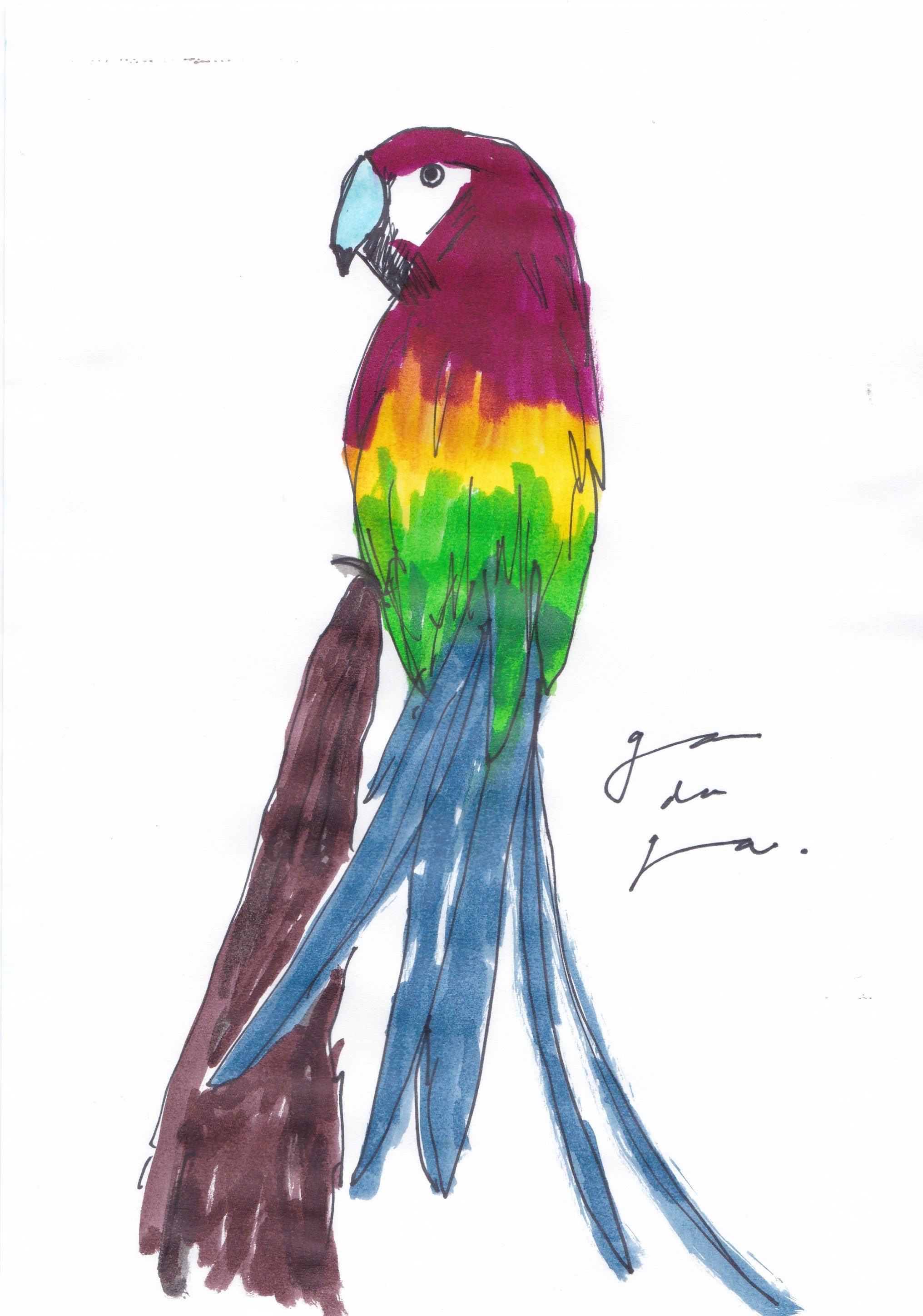 EggnWorks Museum colorful bird