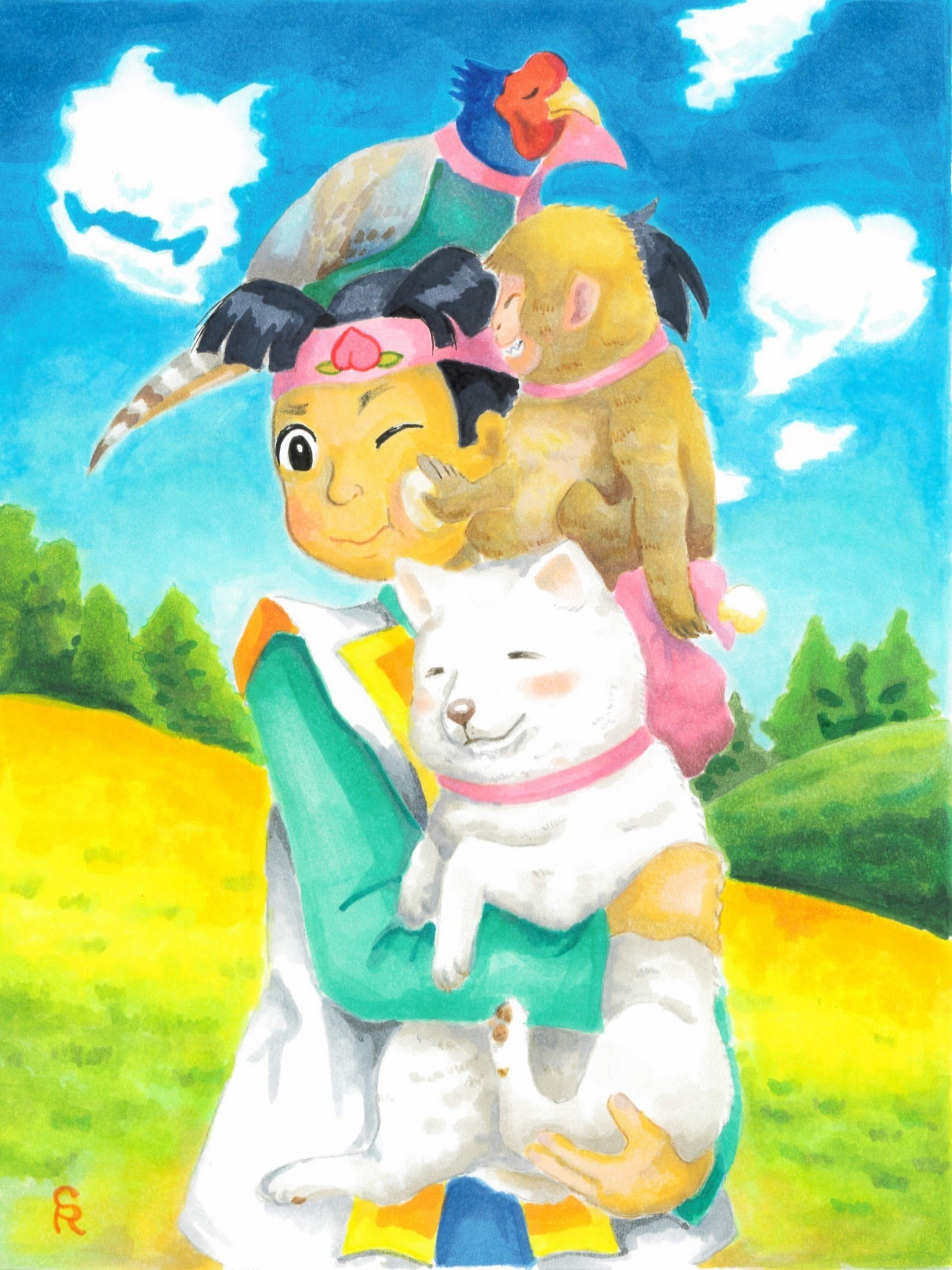 EggnWorks Museum エッグンワークス ミュージアム 桃太郎さん抱っこしてくださいな四角六コ