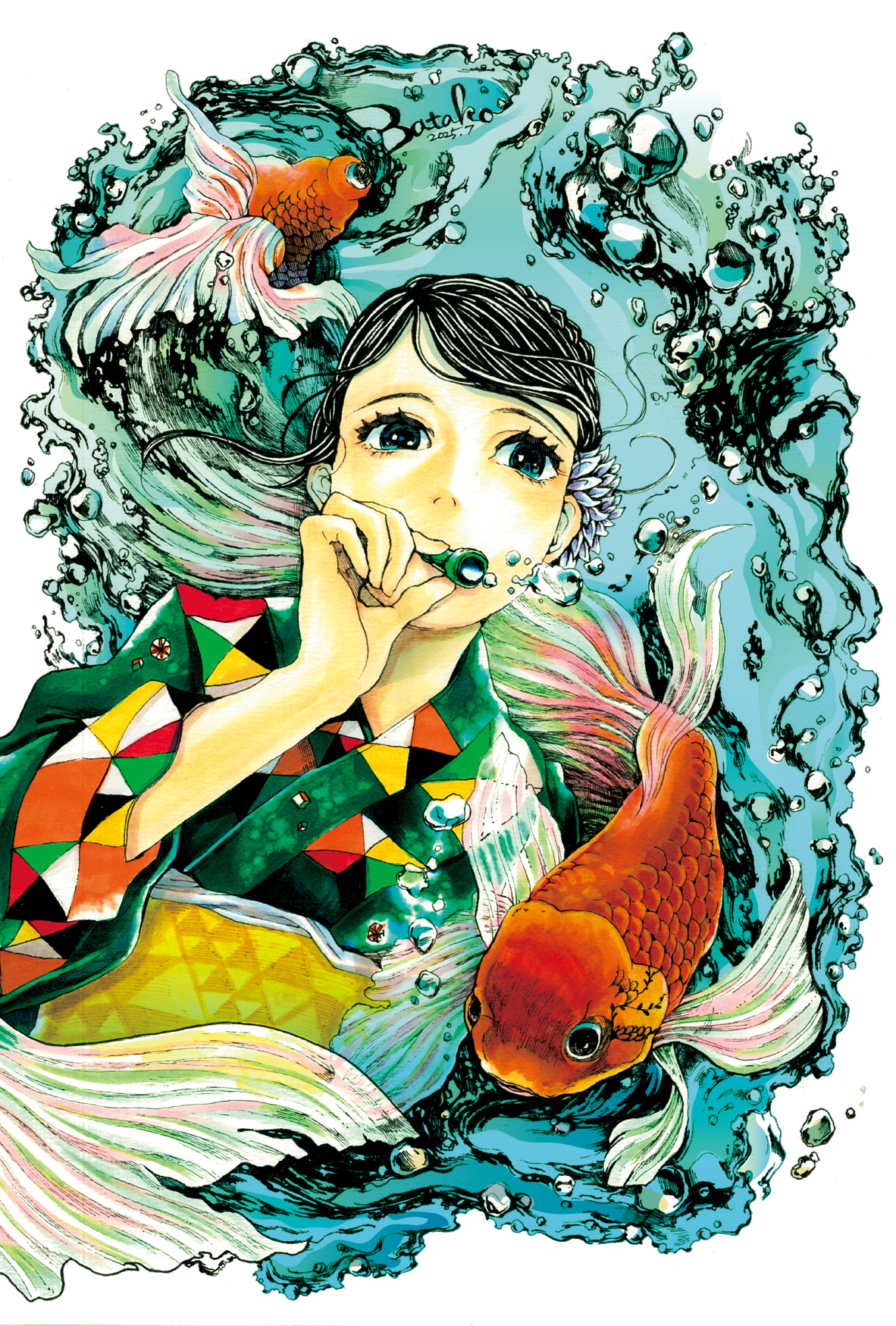 全国デザイン選手権　ポストカード　ステッカー　ツクルヒトタチ博in京都文化博物館2025 EggnWorks Museum エッグンワークス ミュージアム 戯れバタコ