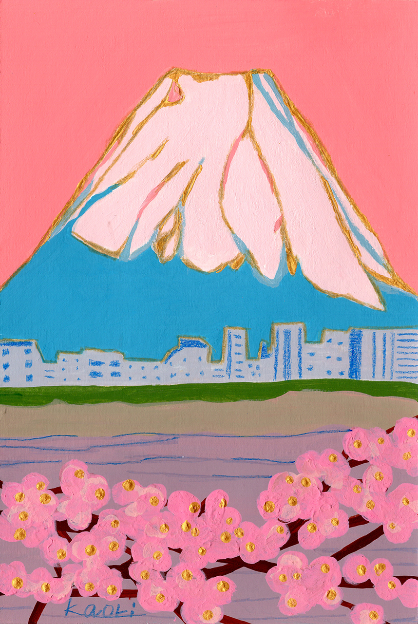 EggnWorks Museum 桃色富士山