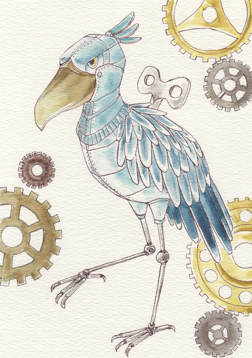 EggnWorks Museum からくりハシビロコウ