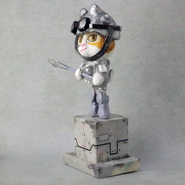 ツクルヒトタチ博in京都文化博物館2025 EGGNWORKS エッグンワークス ねこのまんま SF  CAT   マンチカン