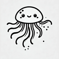 EggnWorks Museum エッグンワークス ミュージアム 海月１　生成AI