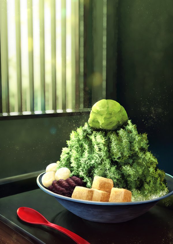 EggnWorks Museum 竹林茶寮の宇治抹茶氷