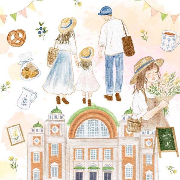 EggnWorks Museum 彩りあふれる、マルシェ日和