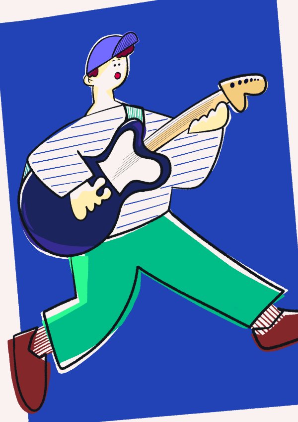 EggnWorks Museum Guitar Boy