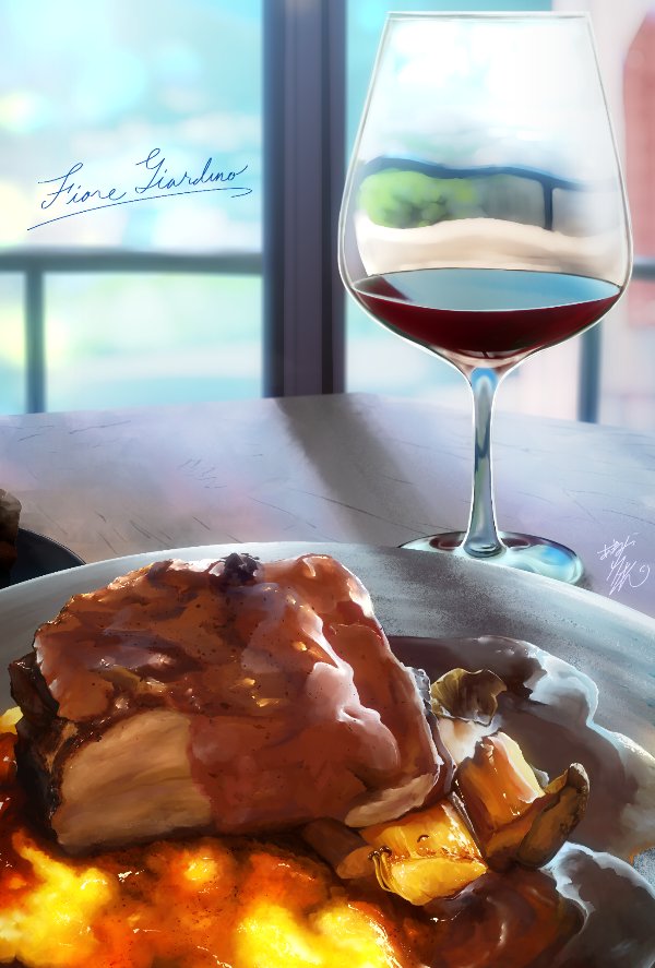EggnWorks Museum Fiore Giardinoにて -豚肉の煮込みと赤ワインのペアリング-