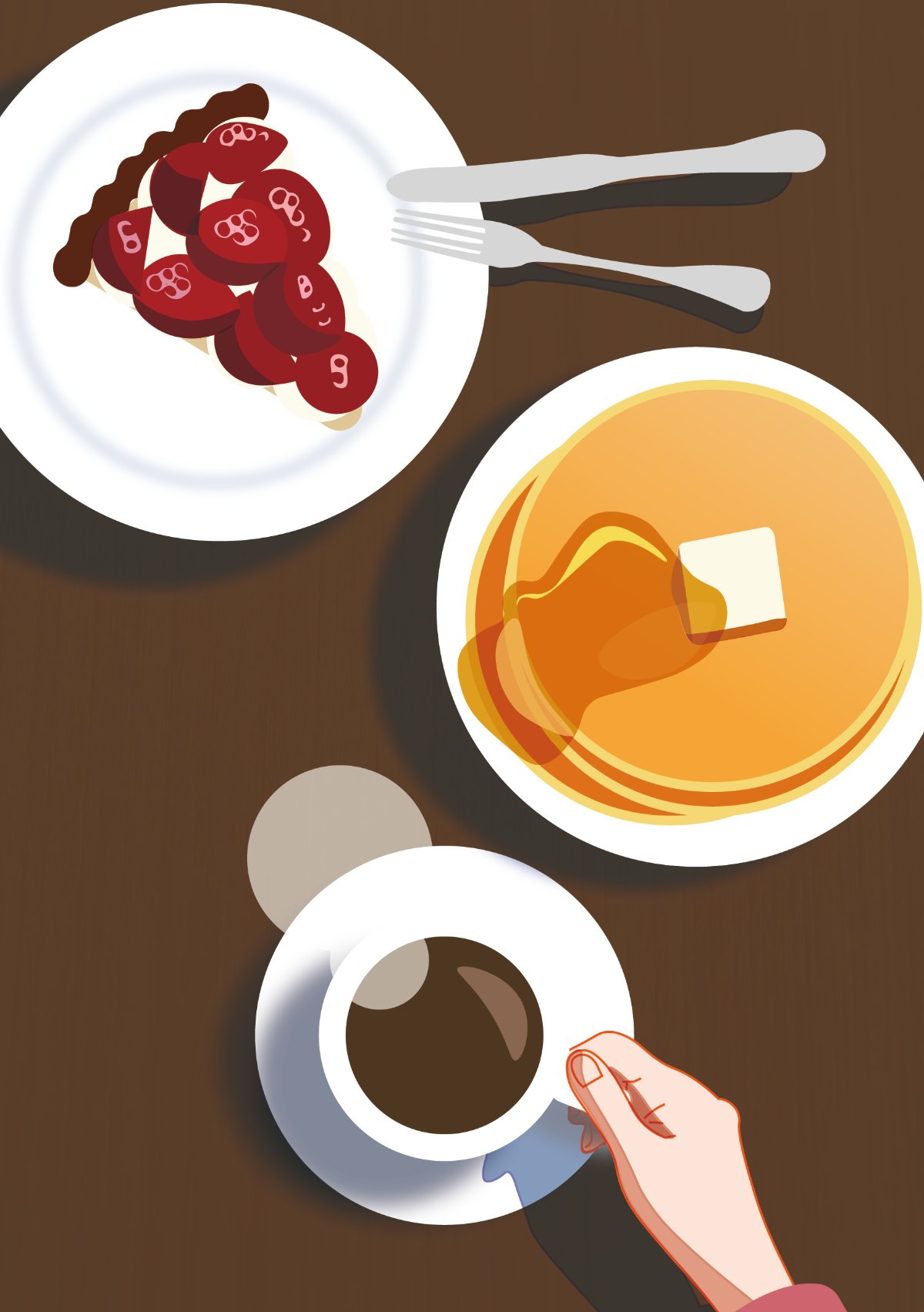 カフェで一息（あんころ）
